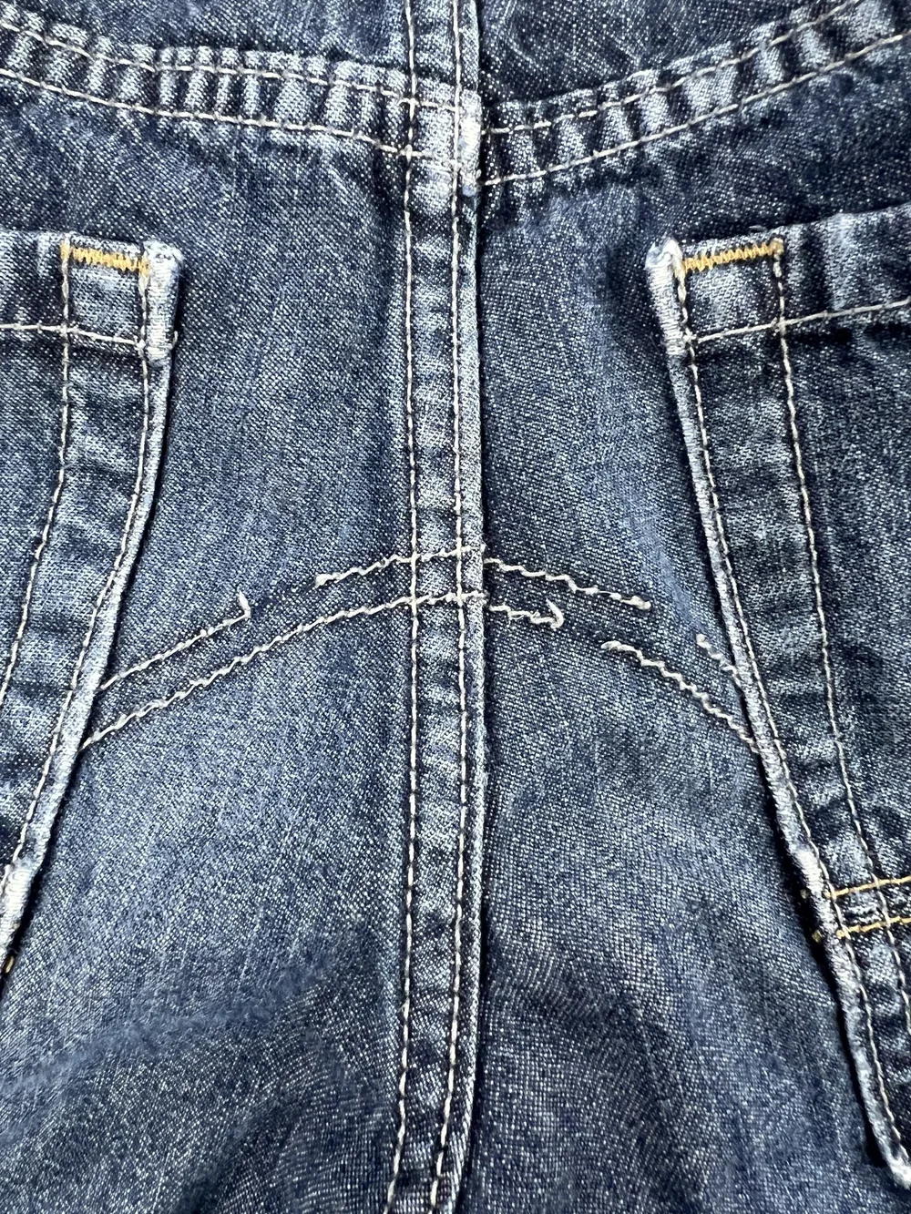 Old Navy Boys Blue Denim Cargo Shorts